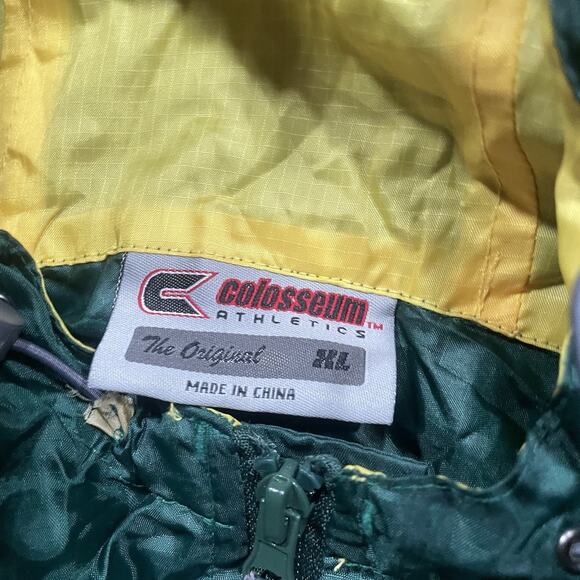 Mens XL Rain Resistant Green Full Zip Pullover Hoodie - Picture 6 of 7